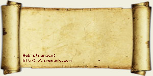 Matija Jakšić vizit kartica